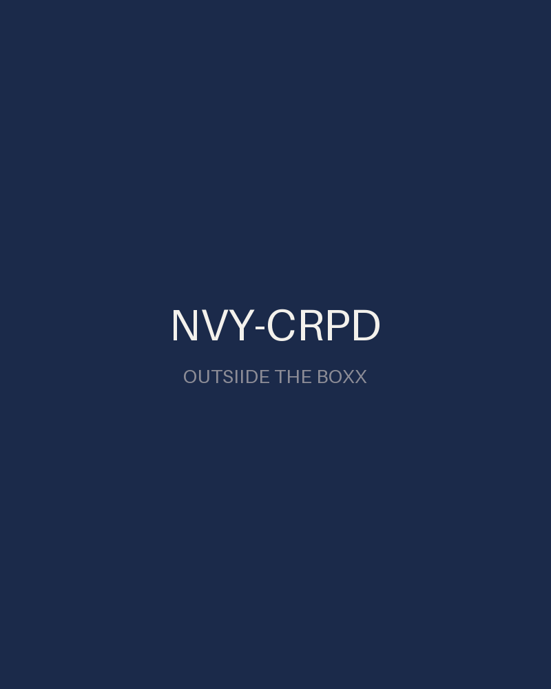 Navy cropped shirt